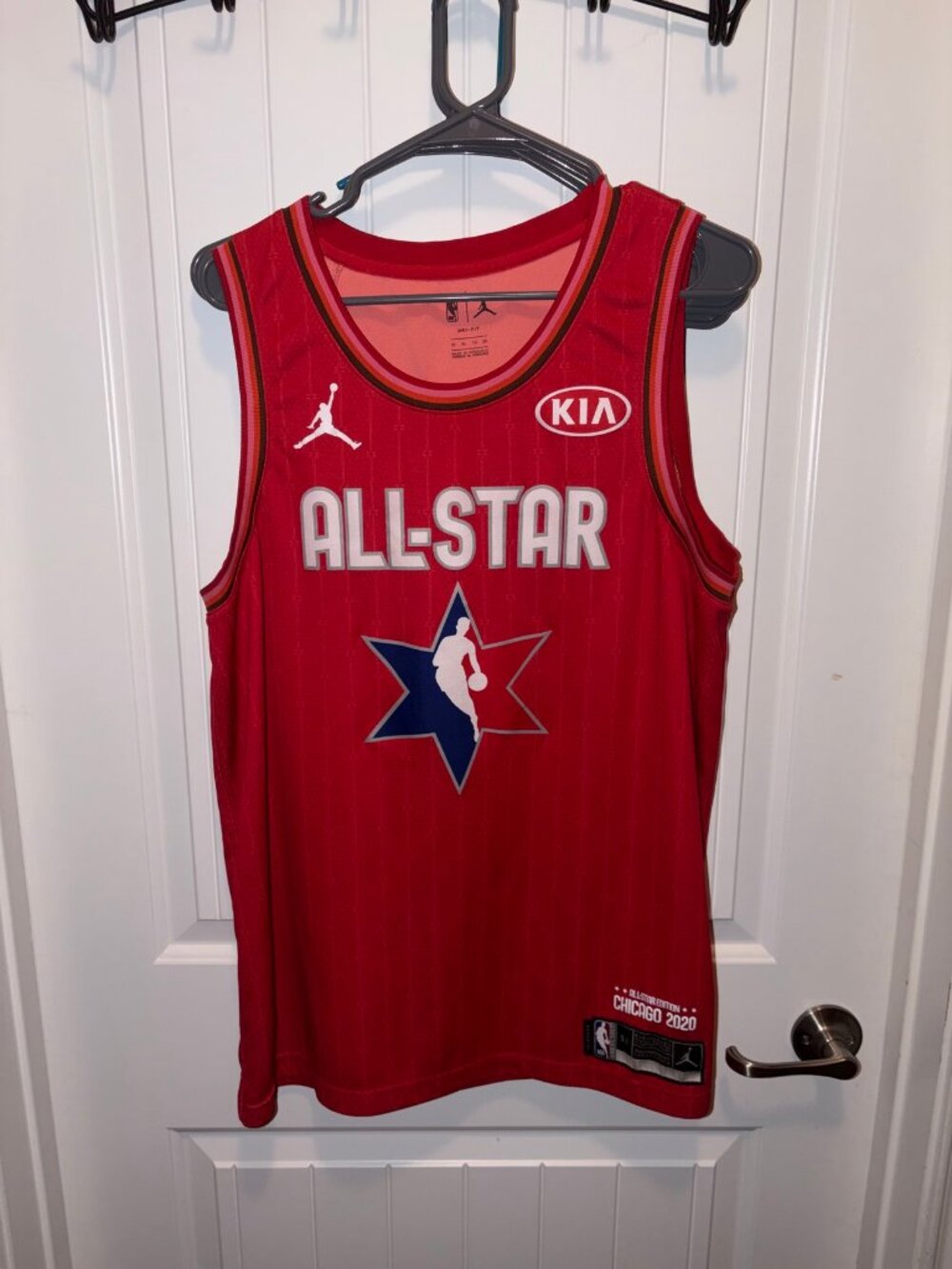 Luka Doncic 2020 NBA All-Star Jersey Red Jordan 52